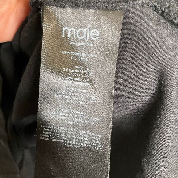 Maje Tiaco Mixed-Media Tee - Picture 7 of 8